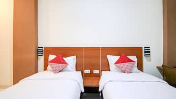 Premium bedding, free WiFi, bed sheets