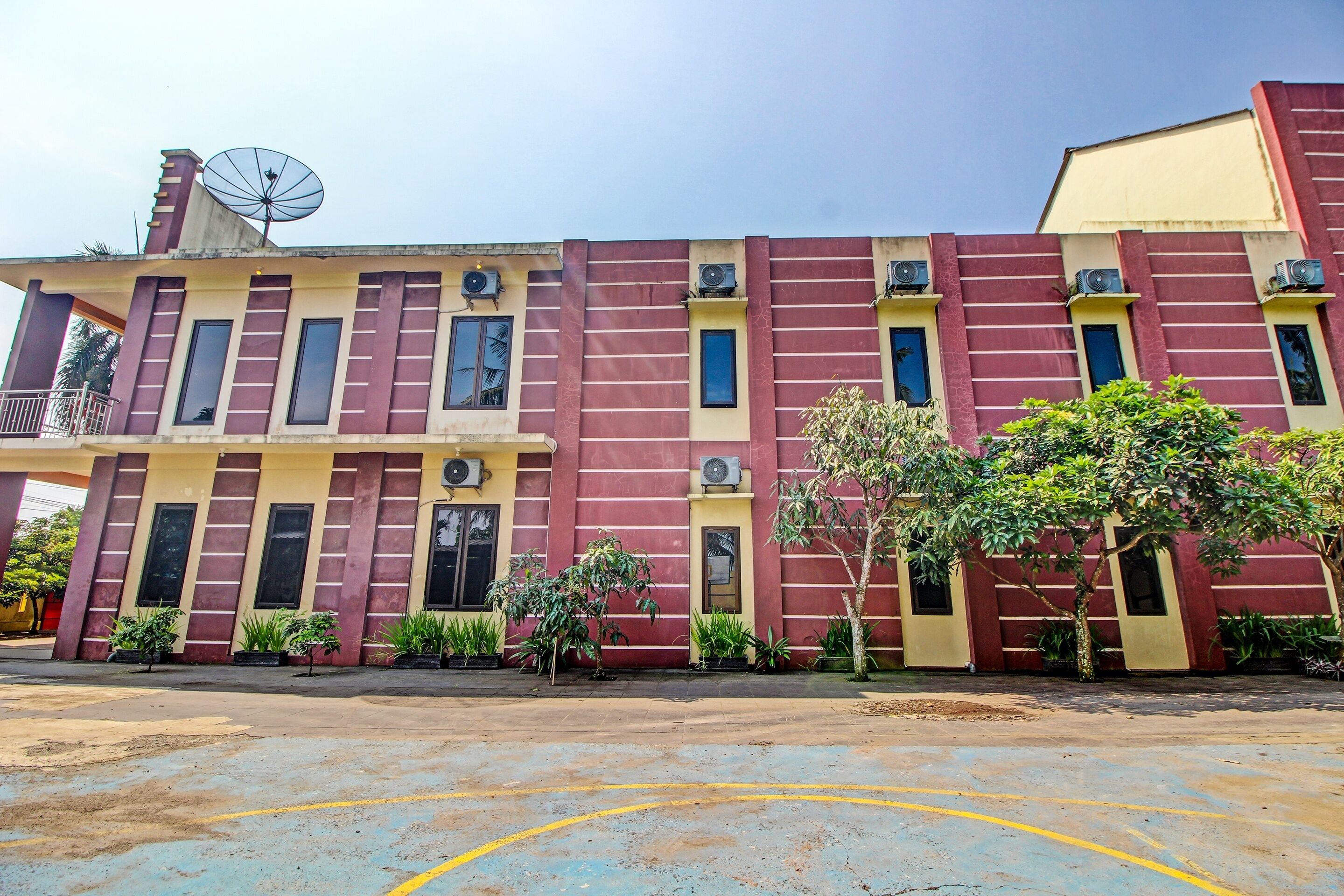 Façade de l’hébergement