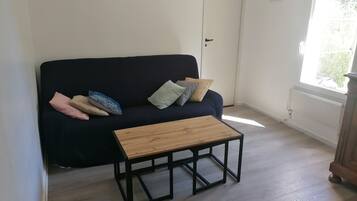 TV, DVD player, livros