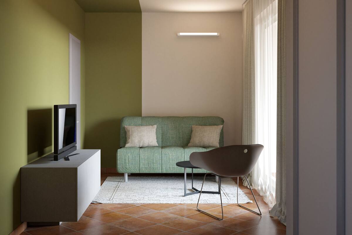 Comfort Condo, 3 Bedrooms, Garden View | Living area | 17-inch flat-screen TV with cable channels, TV