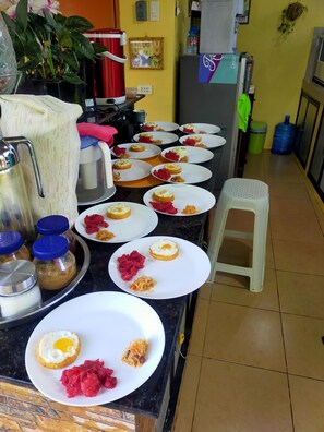 Free daily local cuisine breakfast