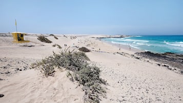 Vlak bij het strand