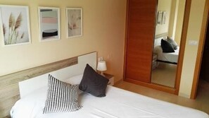 1 bedroom, iron/ironing board