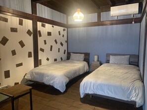 Basic-Zweibettzimmer | Bügeleisen/Bügelbrett, kostenloses WLAN, Bettwäsche