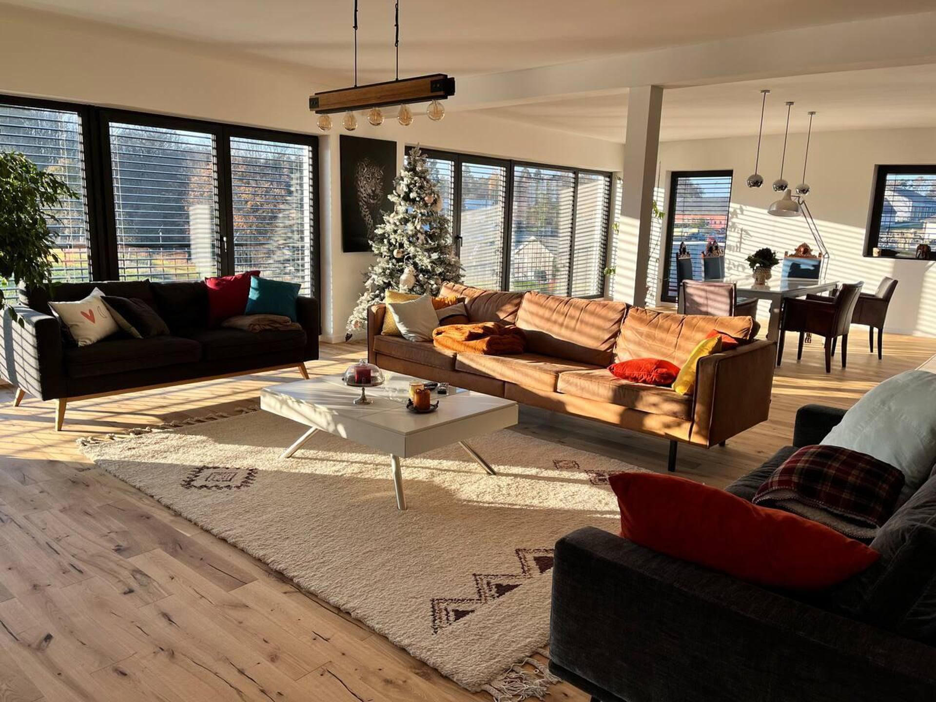 Villa | Living area | Fireplace