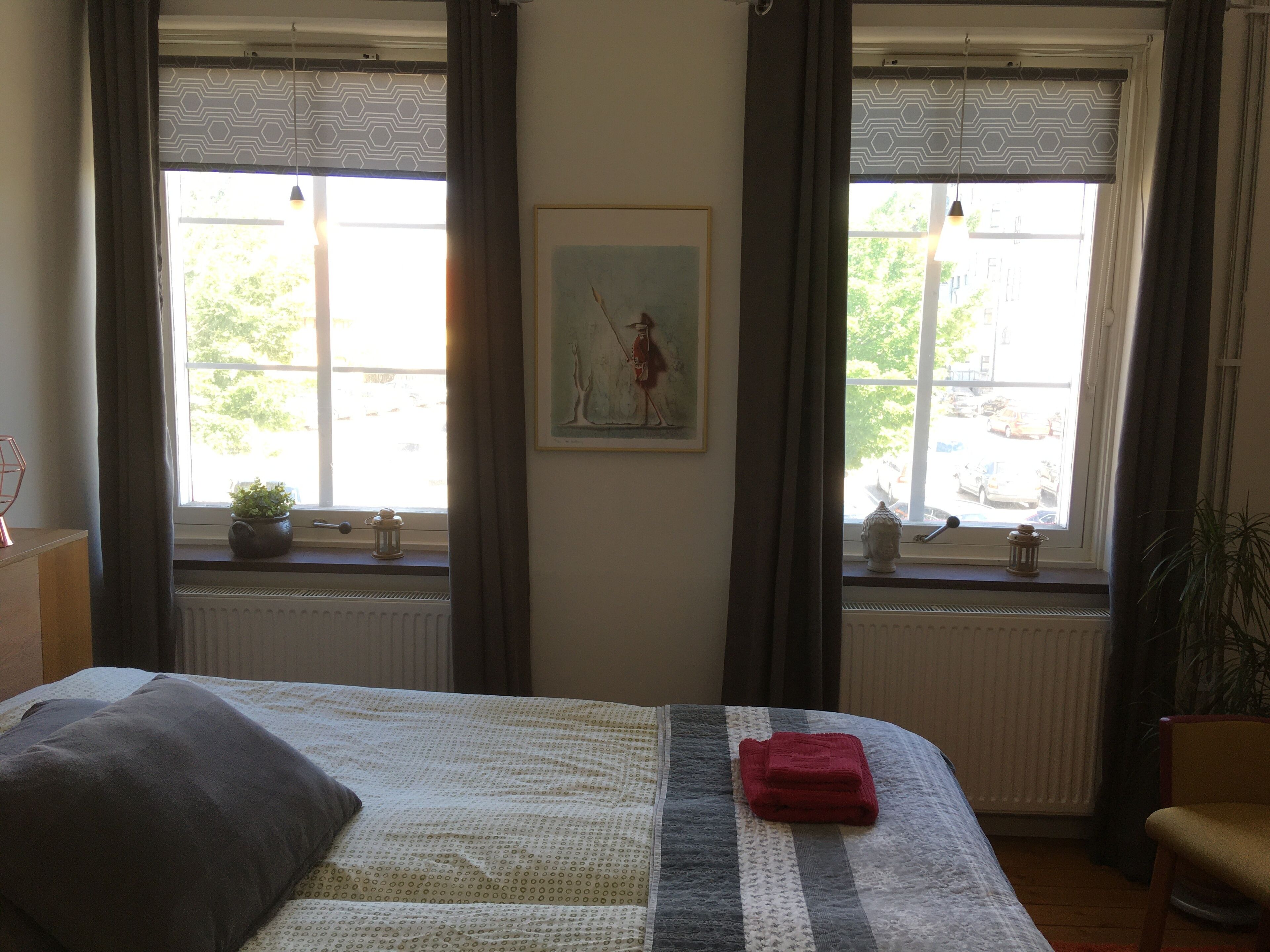 Traditional-Doppel- oder -Zweibettzimmer, 1 Schlafzimmer, Gemeinschaftsbad, Stadtblick | Blick auf die Stadt
