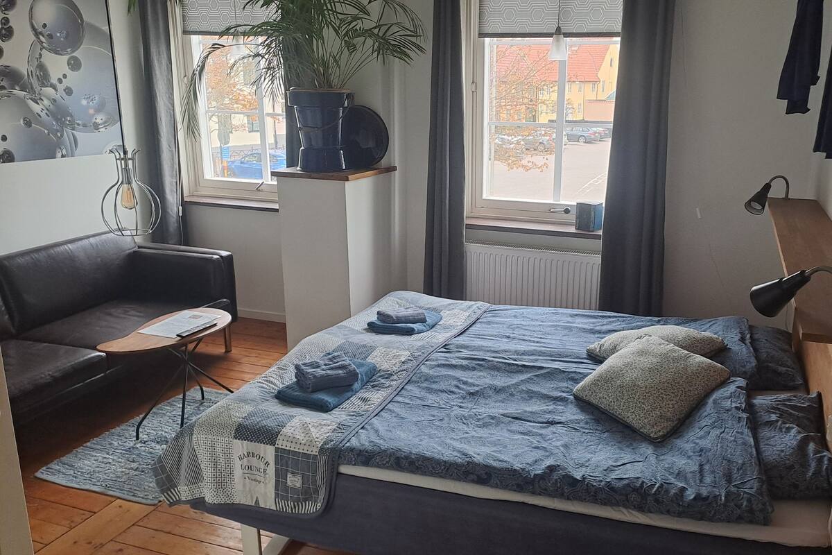 Traditional Double or Twin Room, 1 Queen Bed, Shared Bathroom, City View | In-room safe, blackout drapes, WiFi (free), individually decorated