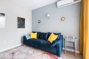 Apartamento Deluxe | Tabla de planchar con plancha, wifi gratis, ropa de cama