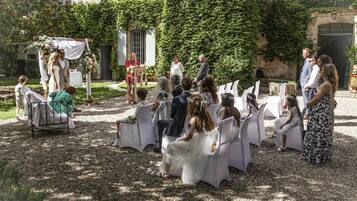 Espace banquet en plein air