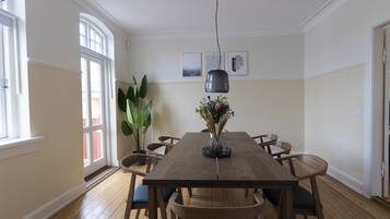 Traditionelt byhus - 4 soveværelser - terrasse (8 persons) | Spisestue