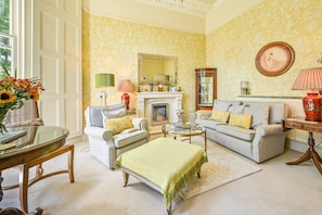 Smart TV, fireplace - Apartment 2 - The Muntham Luxury Holiday Apartments. One bed apartment on the ground floor. (Torquay)