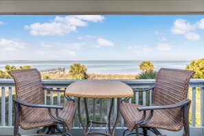 Condo, 1 King Bed, Balcony, Ocean View (Beach Racquet A221 - No Pets Allowed) | Balcony view
