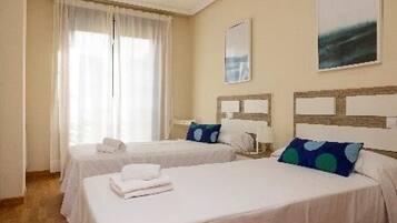 2 bedrooms, iron/ironing board