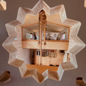 Familie chalet | Uitzicht vanuit de kamer