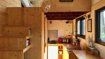 Familie chalet | 2 slaapkamers, individueel gedecoreerd, individueel gemeubileerd