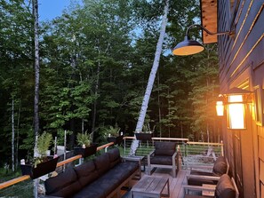 Terrace/patio - Ski house less than one mile from Sugarbush! (Waitsfield)