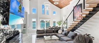 Bayfront Escape Poolside Luxury Villa with Sunset Views