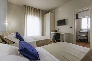 Premium bedding, down duvets, memory-foam beds, individually decorated