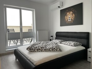 Penthouse Signature | 3 chambres, draps en coton égyptien, literie de qualité supérieure