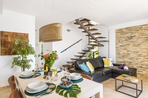 Interior - Beachfront triplex with parking (Radazul)