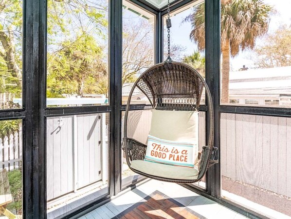 House, 1 King Bed, Kitchen, Garden View | View from property