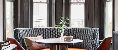 55-inch flat-screen TV with cable channels