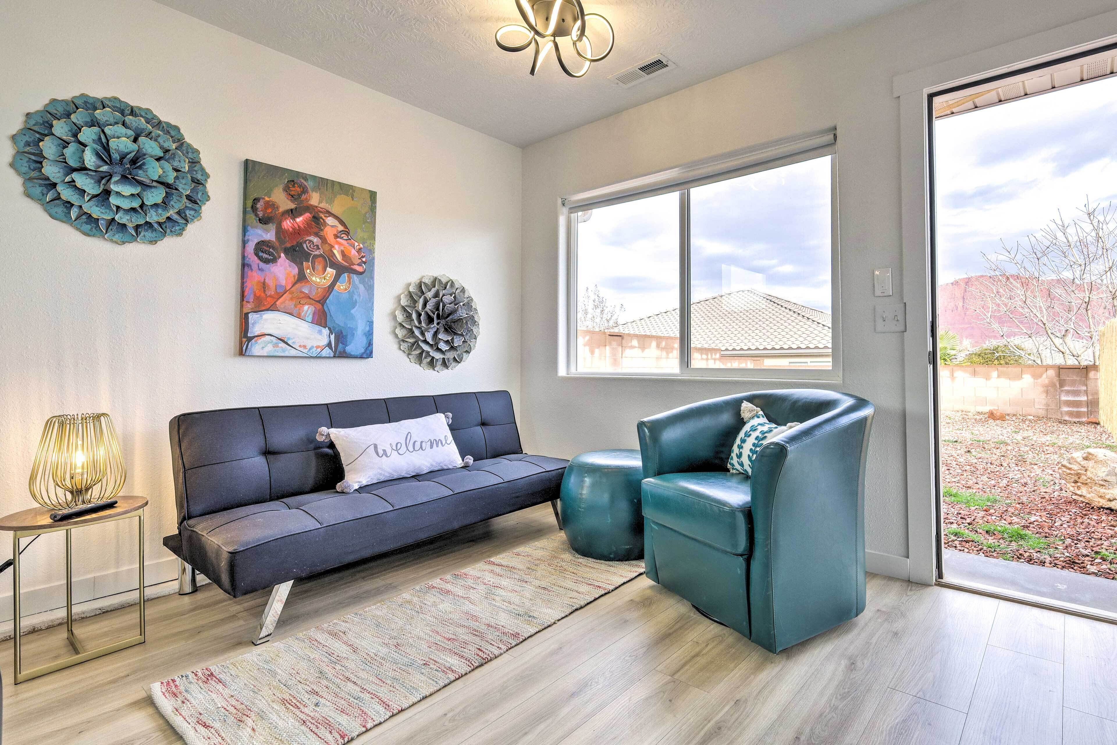 Ivins Studio w/ Yard + Mountain Views!