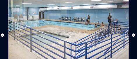 Indoor pool, outdoor pool