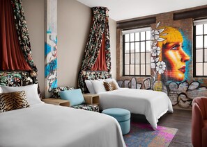 Premium bedding, pillowtop beds, minibar, in-room safe - The Radical Asheville, Tapestry Collection by Hilton (Asheville)