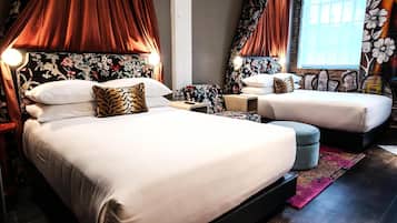 Premium bedding, pillowtop beds, minibar, in-room safe