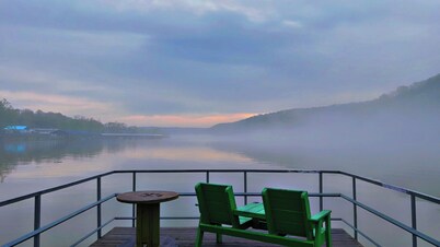 Cozy Lake view Home with firepit