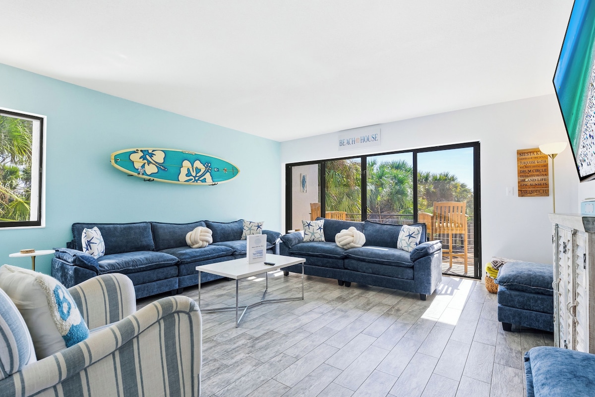Condo, Multiple Beds (Just Beachy - Unit 5) | Living area | 32-inch flat-screen TV with cable channels, TV