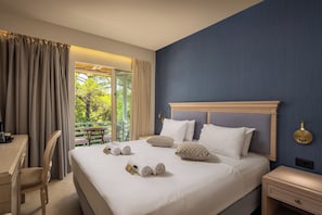 Zweibettzimmer, 2 Einzelbetten, Gartenblick