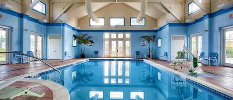 Indoor pool, outdoor pool
