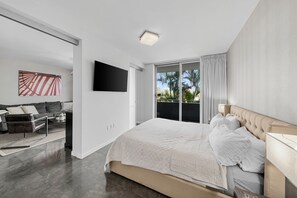 1 bedroom, iron/ironing board, travel crib, free WiFi