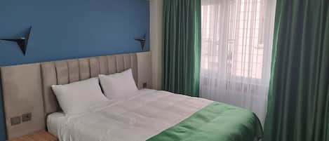 Comfort-Apartment | Bettwäsche aus ägyptischer Baumwolle, hochwertige Bettwaren
