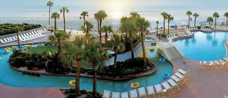 Indoor pool, outdoor pool