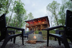 Exterior - Epic Treetop Views! Hot Tub, Firepit & 5 Acres to Explore (Logan)