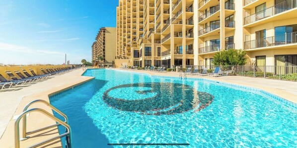 Indoor pool, outdoor pool