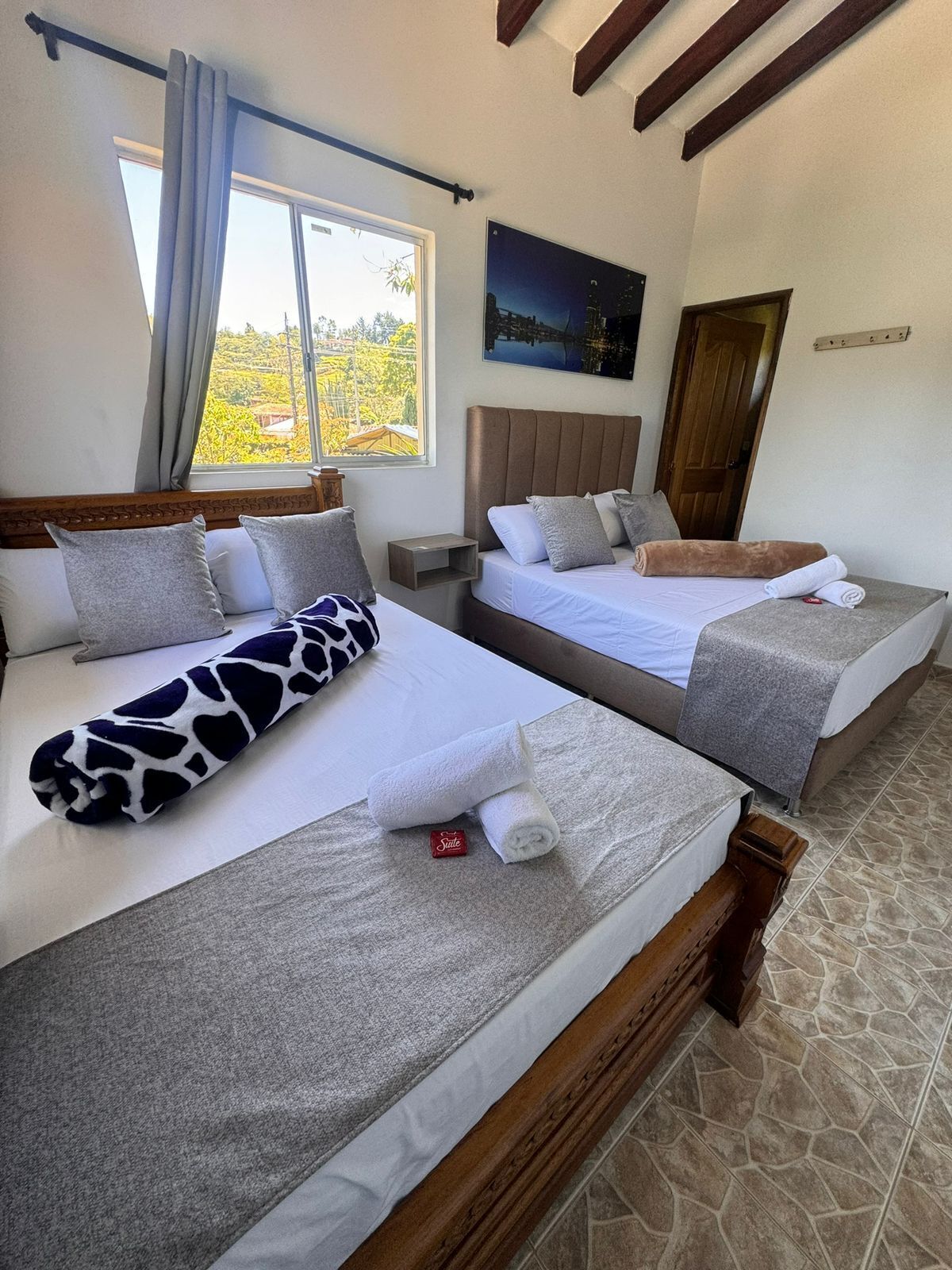 family quadruple room | down duvets, desk, free wifi, bed sheets