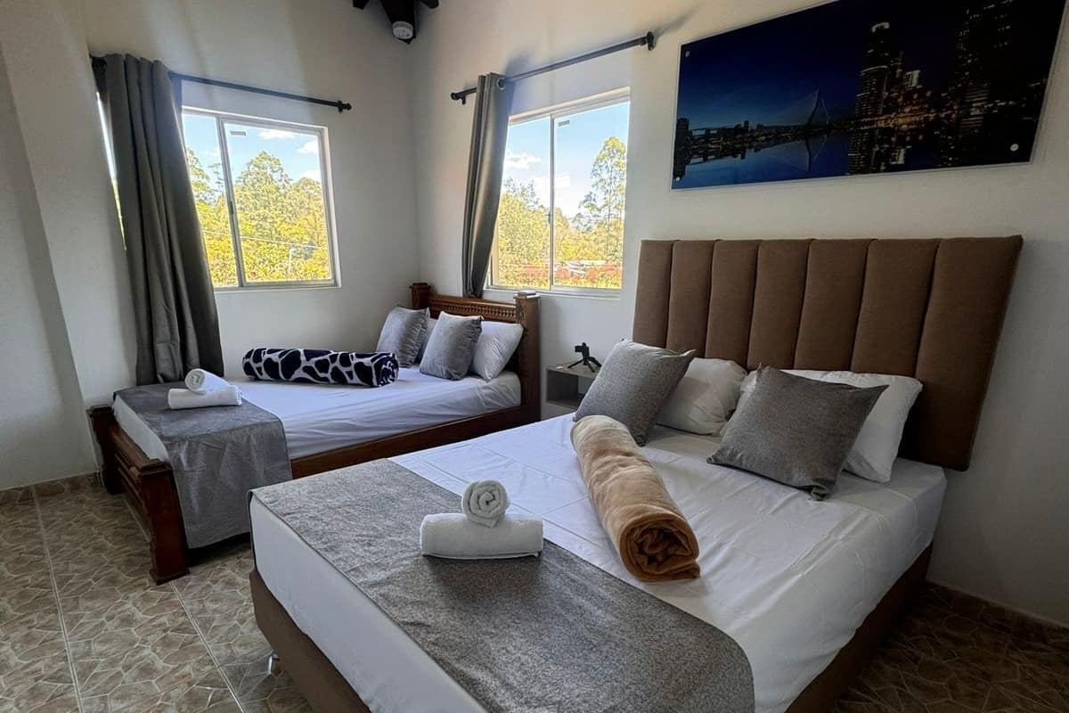 family quadruple room | down duvets, desk, free wifi, bed sheets