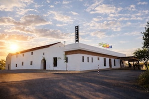 Voorkant van accommodatie