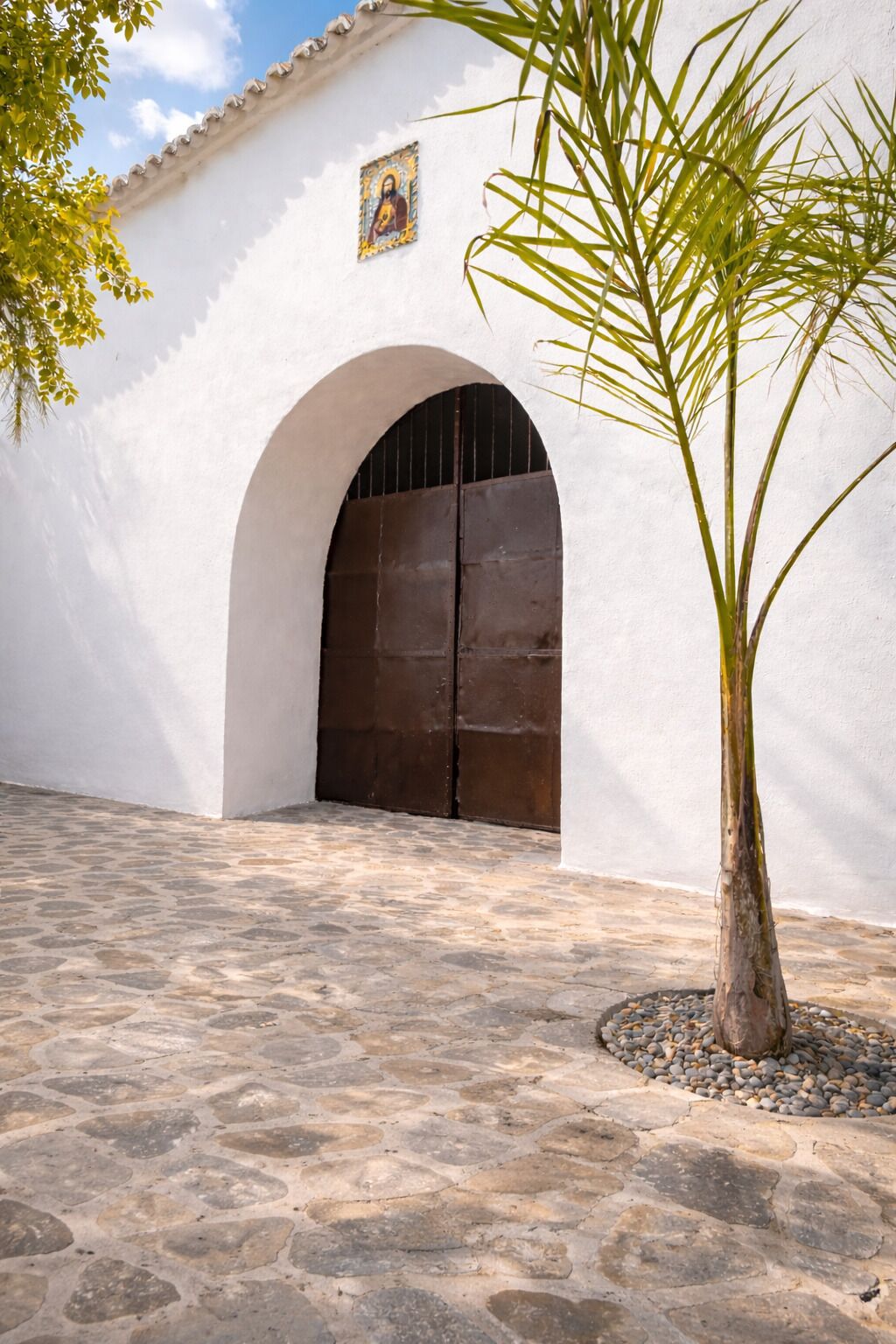 Entrada al alojamiento