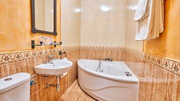 Haartrockner, HandtĂŒcher, Seife, Shampoo