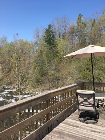 Outdoor dining. Come to the beautiful NEK to relax and watch spring unfold. LV Railtrail is OPEN