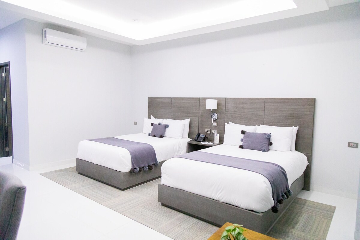 Premium bedding, down duvets, Select Comfort beds, in-room safe