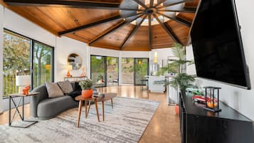 Luxury House, Multiple Beds, Pool Access, Pool View (Via Vallarta) | Living area | 50-inch flat-screen TV with digital channels, TV