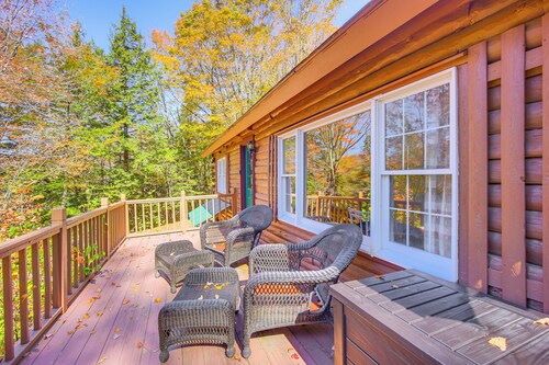 Andover Cabin Retreat w/ Hot Tub & Fireplace!