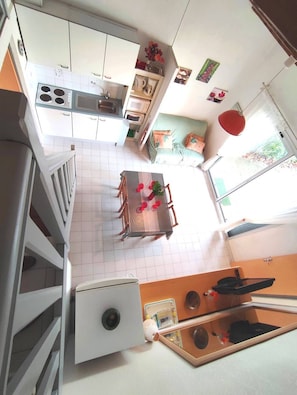 Interior - Nice 2 room apt mezzanine air-conditioned Richelieu Cap d'Agde (LE CAP D AGDE)
