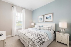 4 slaapkamers, een strijkplank/strijkijzer, wifi, beddengoed